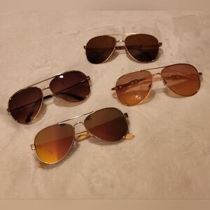 Bundle Of Vintage Aviator Sunglasses